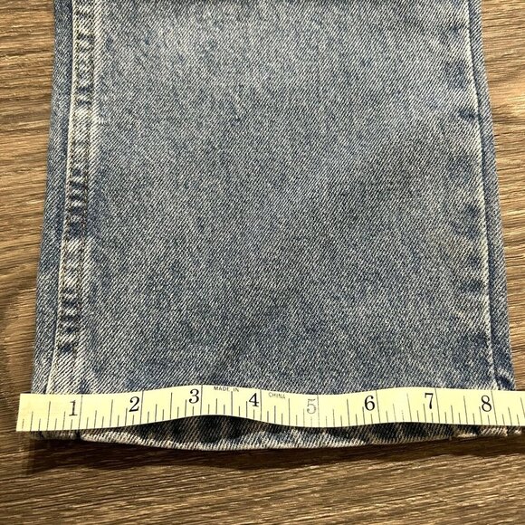 Vintage Rustler Jeans Mens Denim 34x29 Classic Straight Fit Light Wash Workwear - Picture 10 of 10